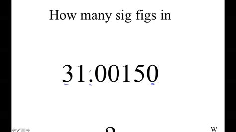 Sig Fig Rules With Examples