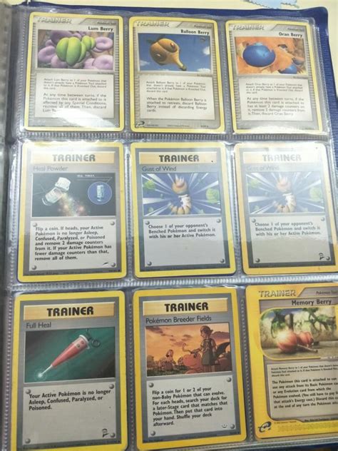 Vintage Rare Pokémon Trainer Cards, Hobbies & Toys, Toys & Games on ...