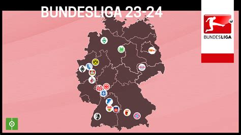 Bundesliga teams for the 2023/24 season