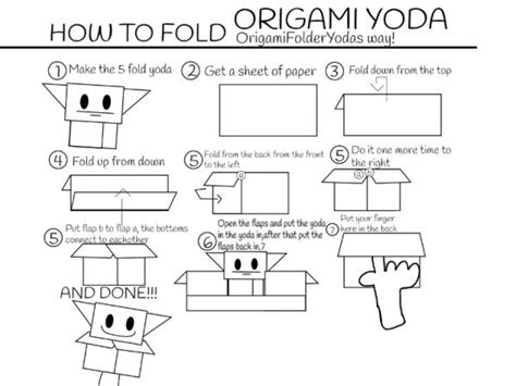 My My Way of Making Origami Yoda | Origami Yoda