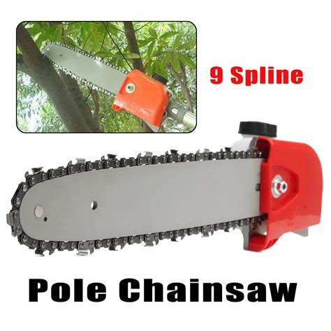 26mm 7/9 Spline Pole Saw Tree Cutter Chainsaw Bracket Gearbox Gear Head Tool Replacement Part ...