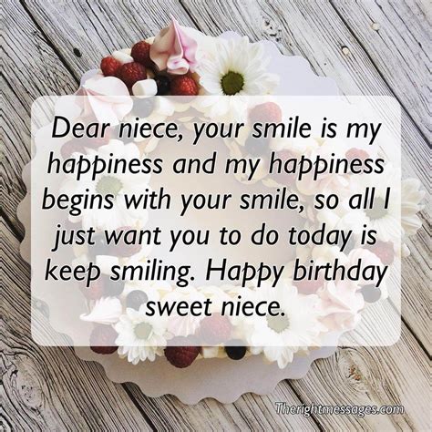 Short And Long Happy Birthday Messages, Wishes & Quotes For Niece | The Right Messages | Happy ...