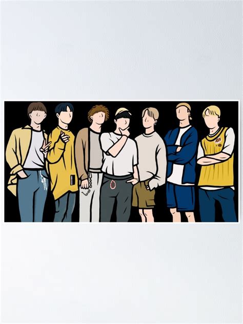 "BTS Butter dance practice artwork" Poster for Sale by reetika23 | Redbubble