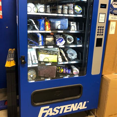 new service that Fastenal is offering. They bring a vending machine into your production ...