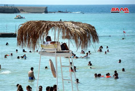 Robust tourist activity in Lattakia’s beaches – Photo Report – Syrian Arab News Agency