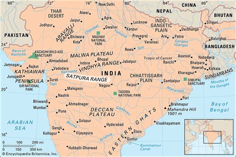 Satpura Range | Map, Location, Peak, & Facts | Britannica