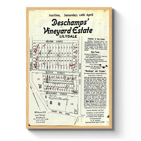 Lilydale, Victoria Vintage Maps