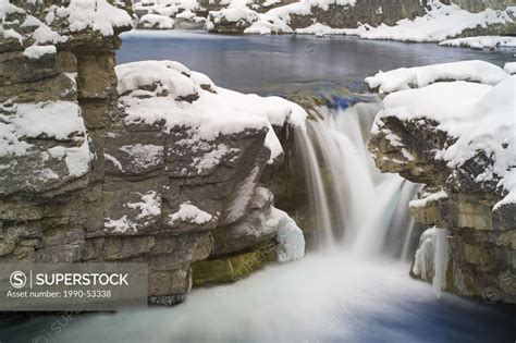 Elbow Falls, Elbow River, Kananaskis Country, Alberta, Canada - SuperStock