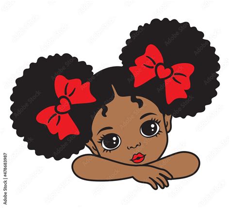 Afro Girl Vector