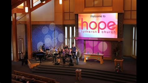 Hope Lutheran Church Fargo ND New Sound, Video & Lighting Systems - YouTube