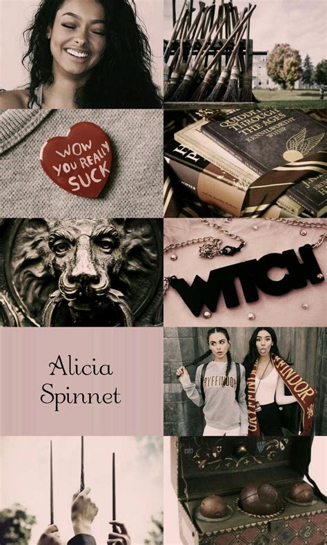 Alicia Spinnet Aesthetic | Harry potter, Harry potter fanfiction, Harry potter music