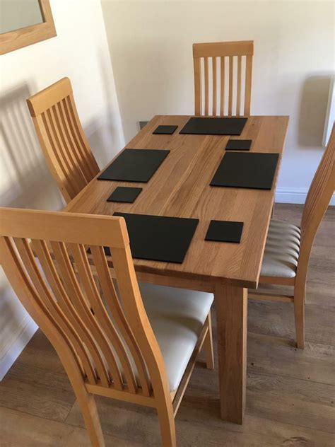 Solid Oak 4 Seater Dining Table | in Northampton, Northamptonshire | Gumtree