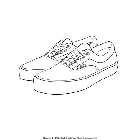 Pair Of Vans Shoes Coloring Pages Coloring Pages