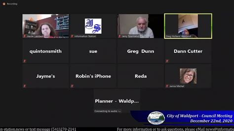 City of Waldport - Council Meeting - YouTube