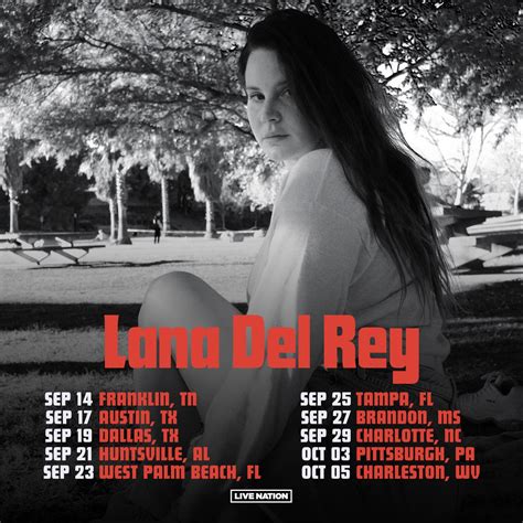 BrainFind | Lana Del Rey Announces U.S. Tour