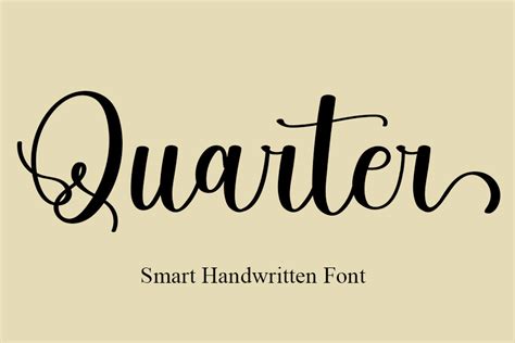 Quarter Font by FreshTypeINK · Creative Fabrica