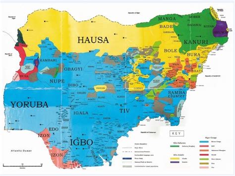 Map of Nigeria showing various ethnic group | Download Scientific Diagram