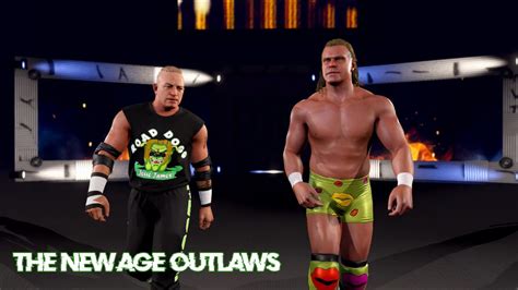 WWE 2K22: The New Age Outlaws Entrance w/ Modded Billy Gunn - YouTube