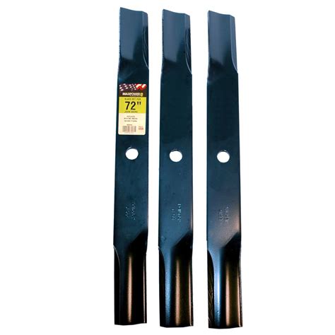 Maxpower 72 in. Mower Blade Set for John Deere Mower (3-Pack)-561819 - The Home Depot