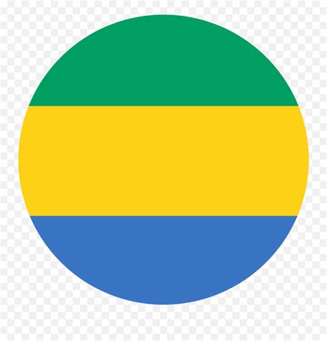 Gabon Flag Emoji - Gabon Flag Circle,Us Flag Emoji - free transparent emoji - emojipng.com