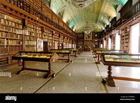 Italy, Lombardy, Milan, Brera Academy (Accademia di Brera), National Library of Brera ...