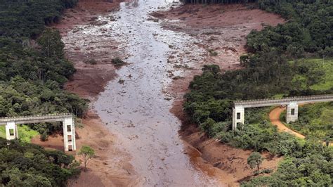 At least 40 dead after Brazilian dam bursts leaving hundreds missing