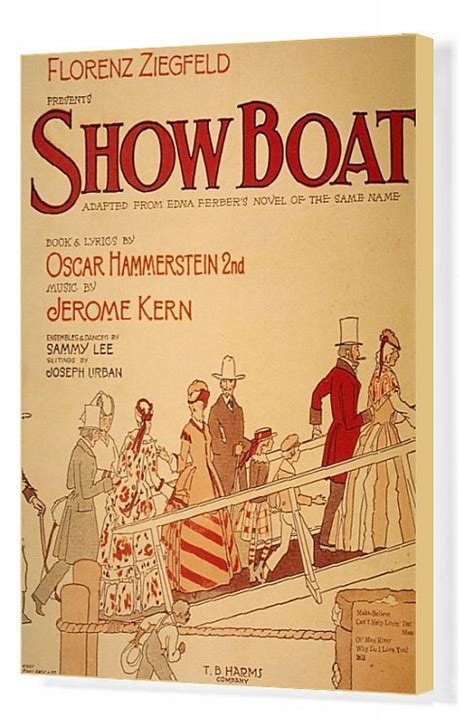 Prints of SHOW BOAT POSTER, 1927. Poster for the original Broadway production of Jerome Kern and ...