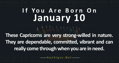 January 10 Zodiac Is Capricorn, Birthdays And Horoscope - Zodiac Signs 101