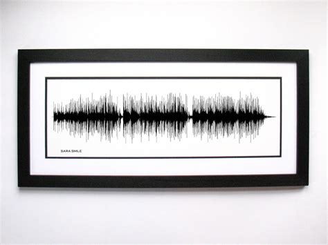 Sara Smile Song Lyrics Wall Art, Song Lyric Gift Idea, Sara Smile Sound Wave Song Poster, Custom ...