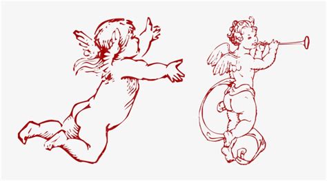 Download Cherub Angel Drawing Infant Clip Art - Baby Angels For Drawing | Transparent PNG ...