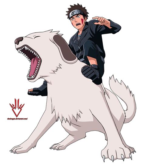 Kiba y Akamaru - Naruto - Render by Obedragon on DeviantArt