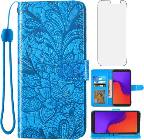 Amazon.com: Asuwish Phone Case for Tracfone BLU View 2 B130DL with ...