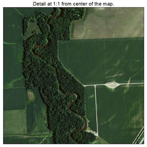 Aerial Photography Map of Hudson, IA Iowa