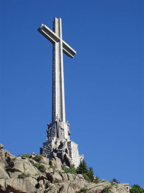 Cross above El Valle de los Caídos (Valley of the Fallen), Madrid, Spain