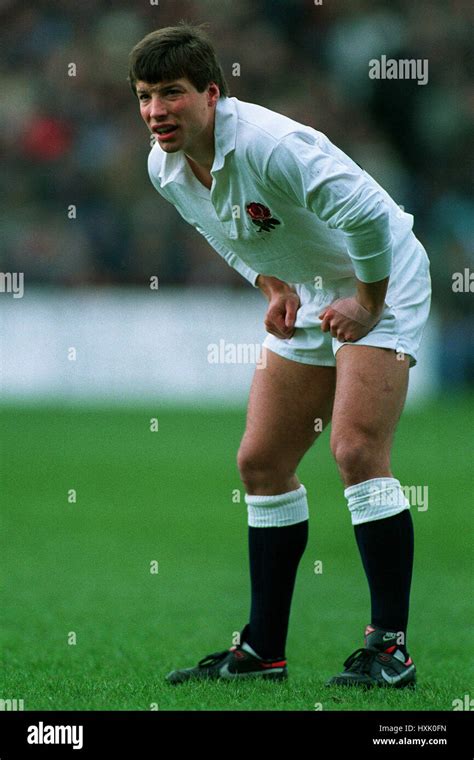 ROB ANDREW ENGLAND & WASPS RU 27 September 1991 Stock Photo - Alamy