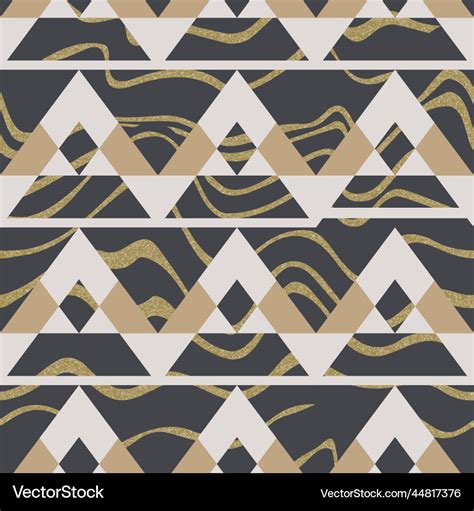 Egyptian geometric pattern Royalty Free Vector Image