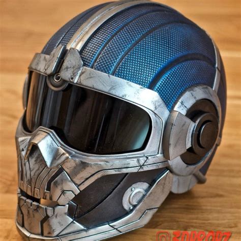 3D Printed and painted Taskmaster helmet from the upcoming Black Widow ...