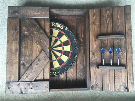 Custom Dart Board Cabinet – DC Wood Co.