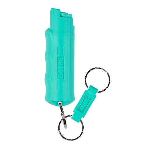 SABRE RED Pepper Spray Keychain with Quick Release and Finger Grip, Mint Green - Walmart.com ...