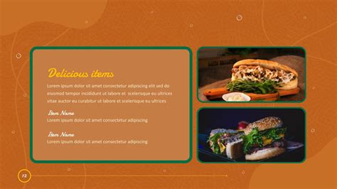 Restaurant Google Slides Template - SlideKit