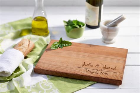 Personalized cutting board, Custom cutting board, Engraved cutting board, Wedding gifts, Gifts ...