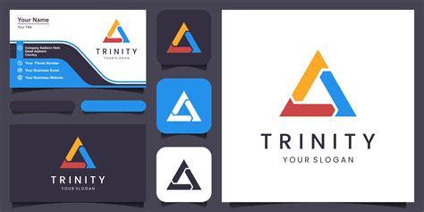 Trinity Icon Vector Logo Template Illustration Design. 21581384 Vector ...