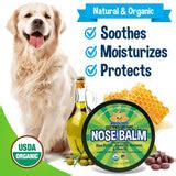 Bodhi Dog Nose Balm | USDA Certified Organic | Moisturizes & Soothes D