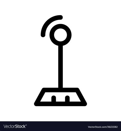 Antenna icon or logo isolated sign symbol Vector Image