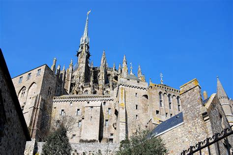 le, Mont, Saint michel, Castle, French, France, Saint, Michel, Monastery, Church, Abbey ...