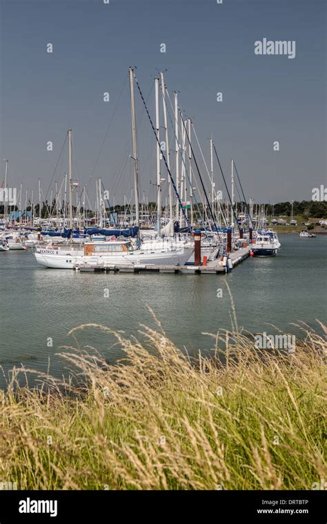 Burnham on Crouch Marina, Essex England Stock Photo - Alamy