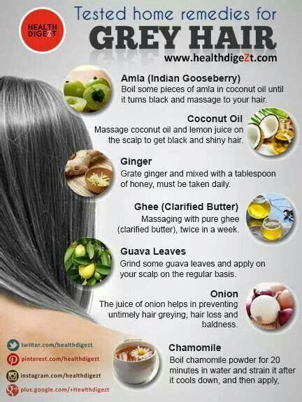 Grey hair | Grey hair home remedies, Grey hair remedies, Hair remedies