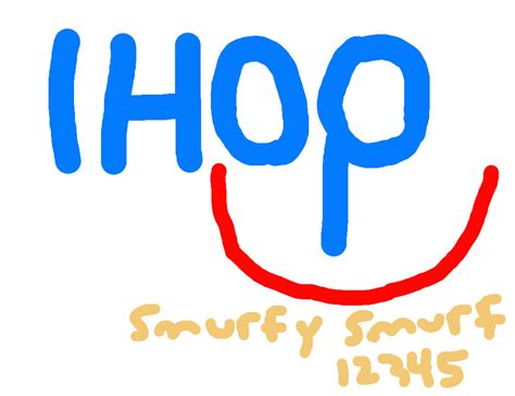 IHOP Logo by smurfysmurf12345 on DeviantArt