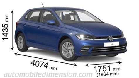 Volkswagen Polo dimensions, boot space and similars