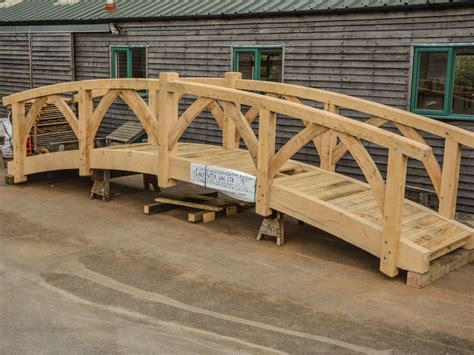 Wooden Garden Bridge Designed and Built by Carpenter Oak | Garden ...